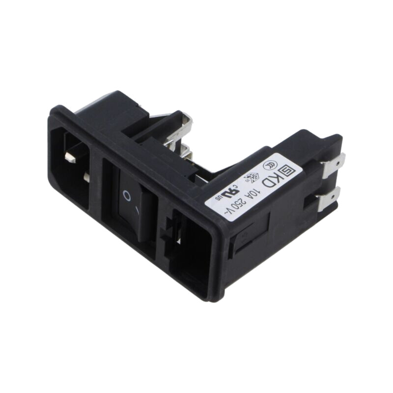 IEC 60320 connector KD Power Entry Module 10A C14