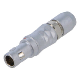 Conector: circular; mufă; 00; tată; PIN: 4; 2A; IP50; 2,4÷3,3mm; drept