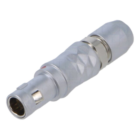 Conector: circular; mufă; 00; tată; PIN: 4; 2A; IP50; 2,4÷3,3mm; drept