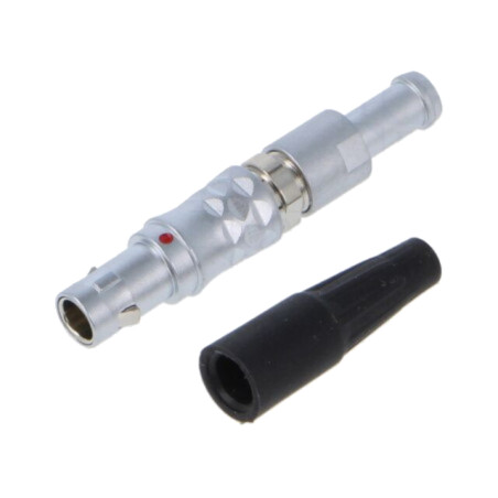 Conector: circular; mufă; 00; tată; PIN: 4; pentru garnitură; 2A