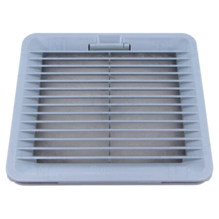Ventilation grille; Cutout: 125x125mm; IP54; grey; UL94V-0