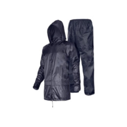 Rainproof set; Size: XXL; navy blue; with a hood