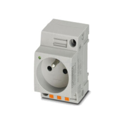 Conector: alimentare AC; soclu; mamă; 16A; PIN: 3; pentru şină DIN