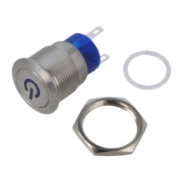 Comutator: anti-vandalism; Poz: 2; SPDT; 3A/250VAC; IP67; ON-(ON)