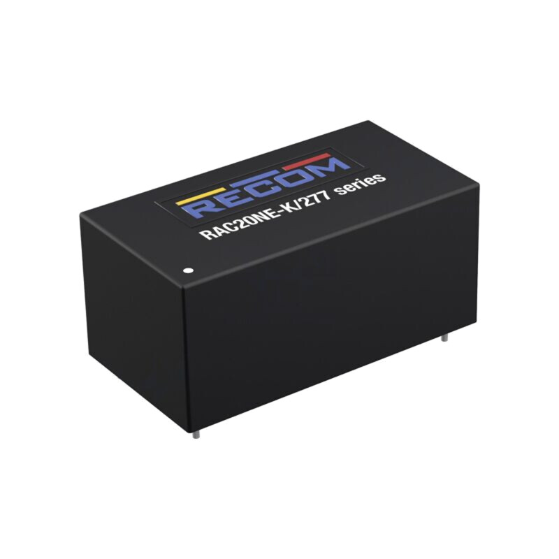 Convertor: AC/DC; 20W; Uieş: 12VDC; Iieş: 1667mA; 87%; RAC20NE-K/277