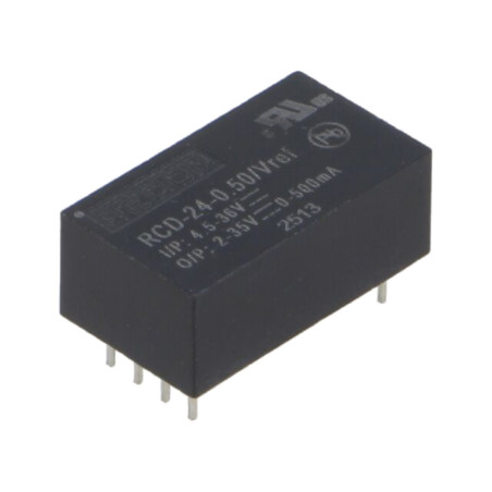 Convertor: DC/DC; Uintr: 4,5÷36VDC; Uieş: 2÷35VDC; Iieş: 500mA; PCB