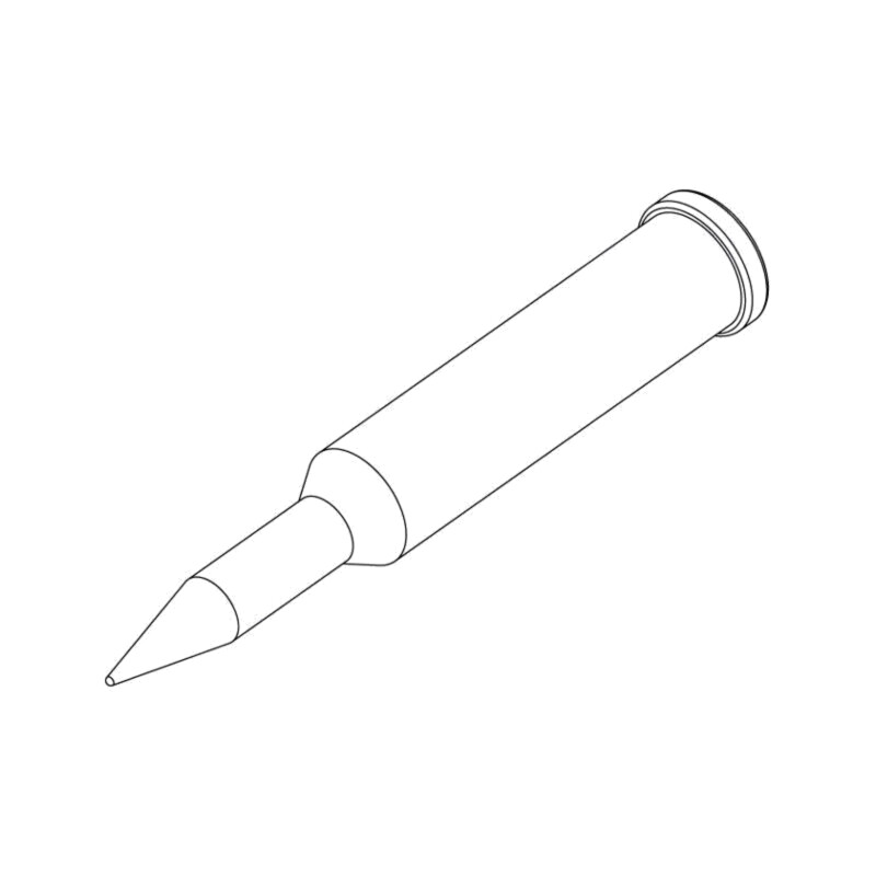 Vârf; conic; 0,5mm; la ciocan de lipit,pentru staţie de lipit