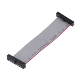 Cablu panglică cu conectori IDC; IDC,din ambele părţi; 76,2mm