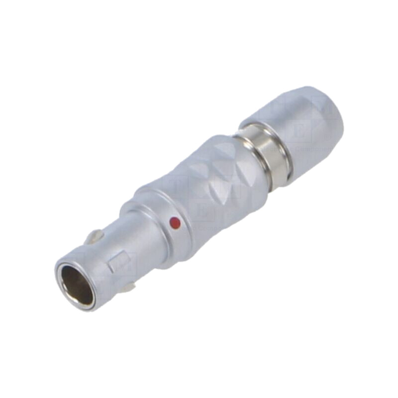 Conector: circular; mufă; 00; tată; PIN: 2; 5A; IP50; 2,4÷3,3mm; drept