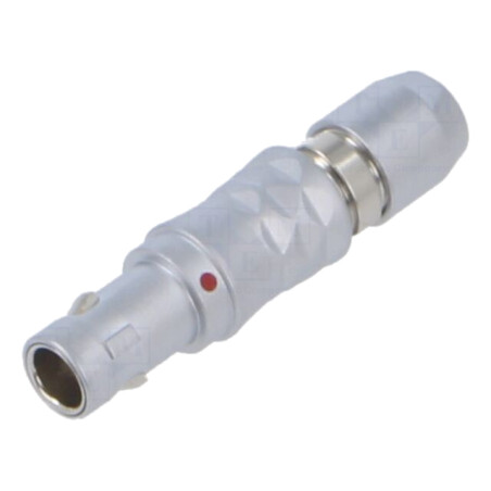 Conector: circular; mufă; 00; tată; PIN: 2; 5A; IP50; 2,4÷3,3mm; drept