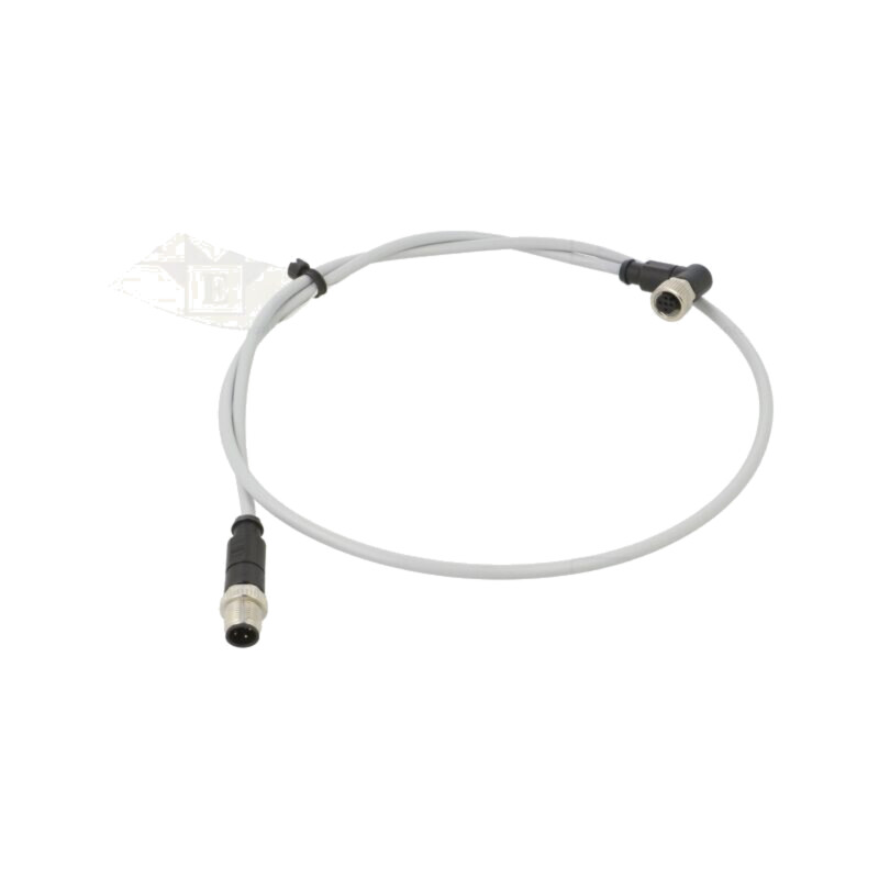 Cablu: pentru senzori/automatizări; PIN: 4; mufă; PVC; 1m Cablu: pentru senzori/automatizări; PIN: 4; mufă; PVC; 1m