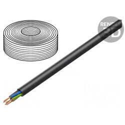 Cablu Electric Negru 5G25mm2 TITANEX H07RN-F | Electronic-mag.ro | Componente Electronice