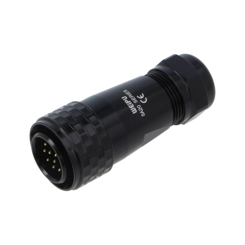 Conector: circular; mufă; tată; PIN: 12; IP67; SA20; 8÷12mm; 5A; 400V Conector: circular; mufă; tată; PIN: 12; IP67; SA20; 8÷12mm; 5A; 400V