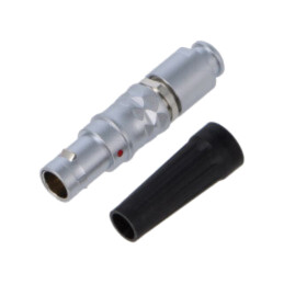 Conector: circular; mufă; 0B; tată; PIN: 3; pentru garnitură; 8A