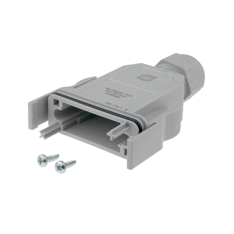 Carcasă pentru conectori: HDC; pe cablu; Han-Modular® ECO; IP65 Carcasă pentru conectori: HDC; pe cablu; Han-Modular® ECO; IP65