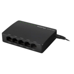 Switch Ethernet; RJ45 soclu x5; PnP,indicator stare: LED