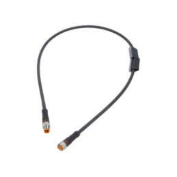 Cablu: pentru senzori/automatizări; M8; PIN: 3; 0,6m; mufă; 60VDC