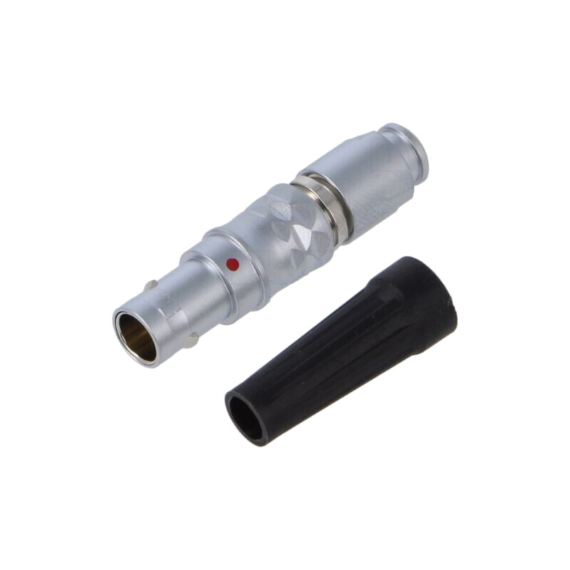 Conector: circular; mufă; 0B; tată; PIN: 2; pentru garnitură; 10A Conector: circular; mufă; 0B; tată; PIN: 2; pentru garnitură; 10A