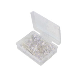 Diodă: LED-kit; THT; 8mm; 50buc; roşu/albastru; 3÷15VDC; 7,5÷8mA