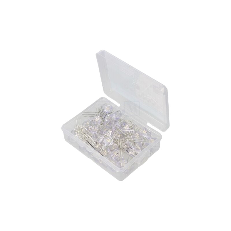 Diodă: LED-kit; THT; 8mm; 50buc; roşu/albastru; 3÷15VDC; 7,5÷8mA Diodă: LED-kit; THT; 8mm; 50buc; roşu/albastru; 3÷15VDC; 7,5÷8mA