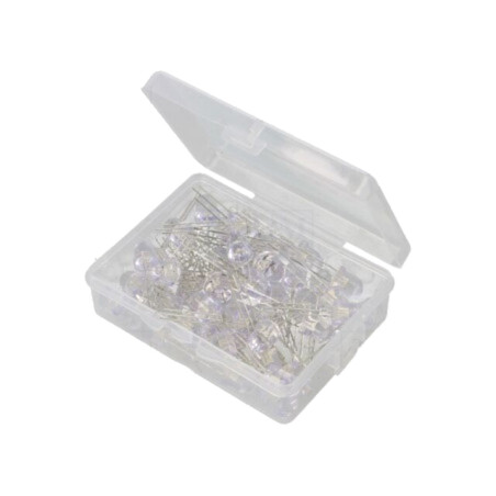 Diodă: LED-kit; THT; 8mm; 50buc; roşie/verde; 3÷15VDC; 7,5÷8mA; 30°