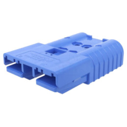 DC power connector SBE320 HOUSING ONLY BLUE
