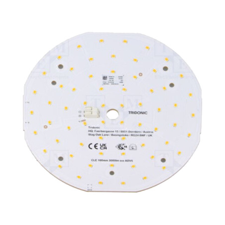 Circular LED module; CRImin: 80; 3314lm; 3000K; 500mA; 184lm/W