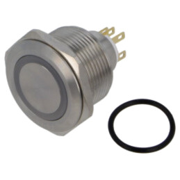 Comutator: anti-vandalism; Poz: 2; SPDT; 3A/220VAC; 5A/24VDC; IP65