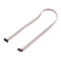 Cablu panglică cu conectori IDC; IDC,din ambele părţi; 11,8"