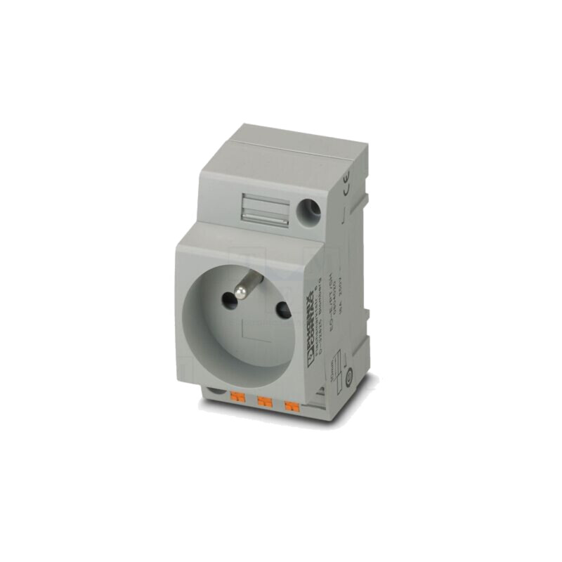 Conector: alimentare AC; soclu; mamă; 16A; PIN: 3; pentru şină DIN