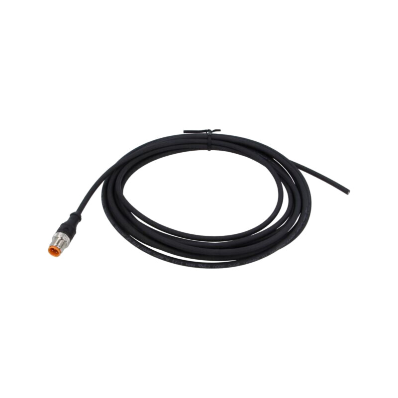 Cablu: pentru senzori/automatizări; M12; PIN: 4; drept; 5m; mufă Cablu: pentru senzori/automatizări; M12; PIN: 4; drept; 5m; mufă