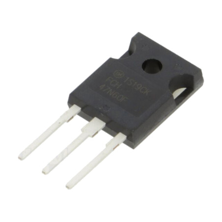 Tranzistor: N-MOSFET; unipolar; 600V; 47A; Idm: 141A; 417W; TO247-3