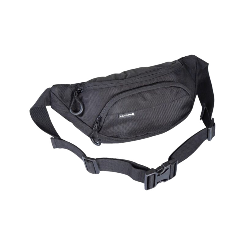 Waist bag; black; polyester Waist bag; black; polyester