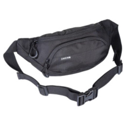 Waist bag; black; polyester