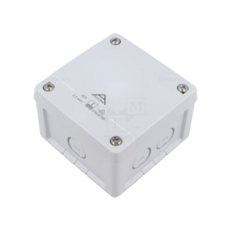 Carcasă: cutie de conexiuni; X: 92mm; Y: 92mm; Z: 60mm; policarbonat
