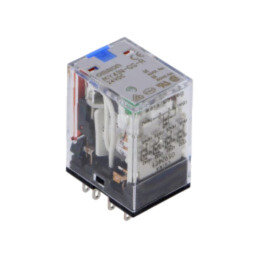 Releu: electromagnetic; 4PDT; Ubobină: 24VDC; Icontacte max: 6A