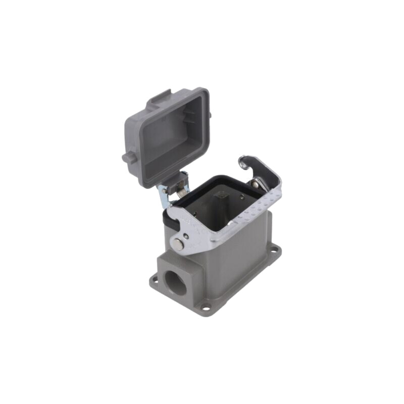 Carcasă pentru conectori: HDC; drept; dimensiune D6B; cu clichet Carcasă pentru conectori: HDC; drept; dimensiune D6B; cu clichet