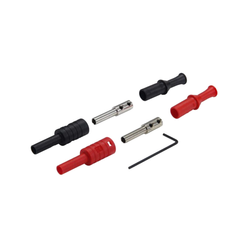 Conector: banană 4mm; soclu; 36A; neagră,roşie; nichelat; 2,5mm2 Conector: banană 4mm; soclu; 36A; neagră,roşie; nichelat; 2,5mm2