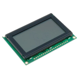 Afişaj: LCD; grafic; 128x64; STN Positive; gri; 75x52,7x8,9mm; LED