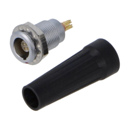 Conector: circular; soclu; 00; mamă; PIN: 4; 2A; IP50; lipire; drept