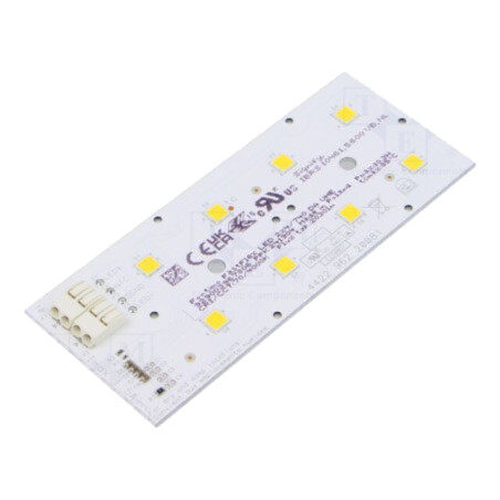 Baretă LED; W: 49,5mm; L: 121,4mm; Nr.diode: 8; CRImin: 70; 4000K