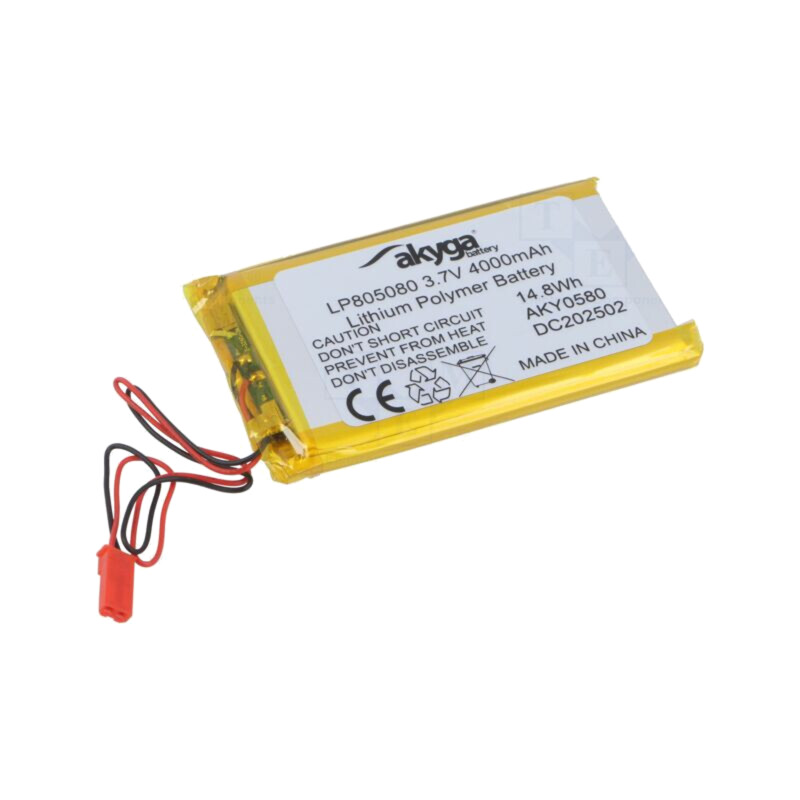 Acumul: Li-Po; 3,7V; 4000mAh; cabluri,contector JST SYP-02T-1