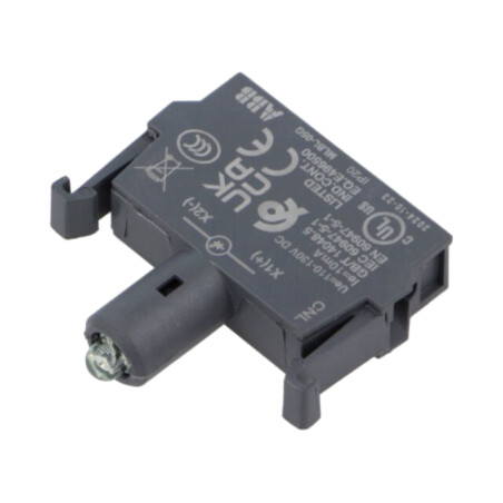 Element de iluminare; 22mm; Ilum: LED; frontală; verde; 110÷130VDC