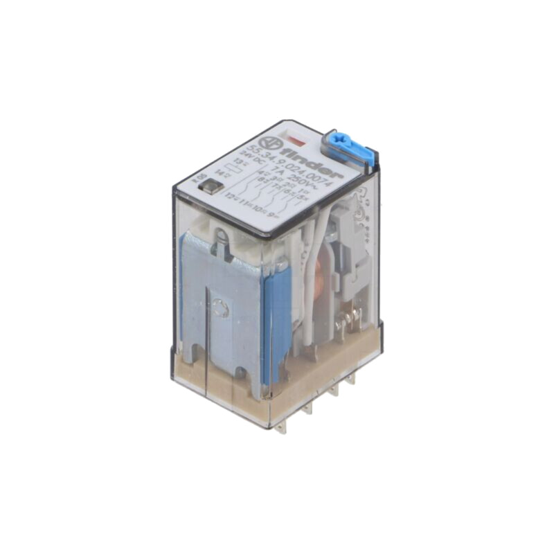 Releu: electromagnetic; 4PDT; 24VDC; Icontacte max: 7A; 7A/250VAC Releu: electromagnetic; 4PDT; 24VDC; Icontacte max: 7A; 7A/250VAC