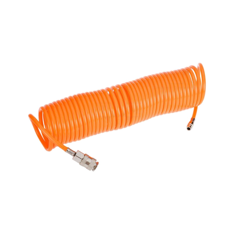 Furtun pneumatic; flexibil,spiralat,cu cuplă rapidă şi racord Furtun pneumatic; flexibil,spiralat,cu cuplă rapidă şi racord