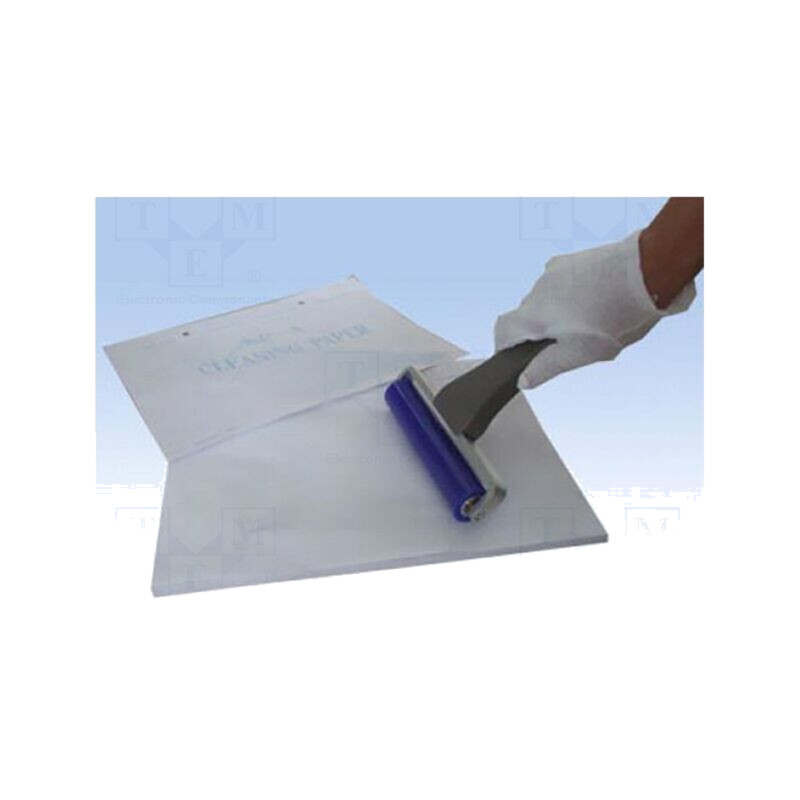 Accesorii cleanroom: hârtie adezivă; 25buc; 330x240mm; cleanroom Accesorii cleanroom: hârtie adezivă; 25buc; 330x240mm; cleanroom