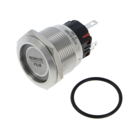 Comutator: anti-vandalism; Poz: 2; SPDT; 1A/220VAC; IP65; ON-ON