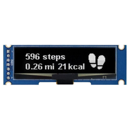 Afişaj: OLED; grafic; 2"; 128x32; Dim: 71x23mm; albă; PIN: 7; 2,8÷3VDC