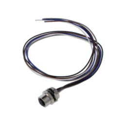 Conector: M12; soclu; mamă; 2A; 60V; PIN: 5; IP67; drept; cabluri
