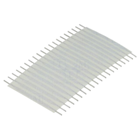 Conector: cablu jumper flexibil; P.cablu-bandă: 2,54mm; L: 25,4mm